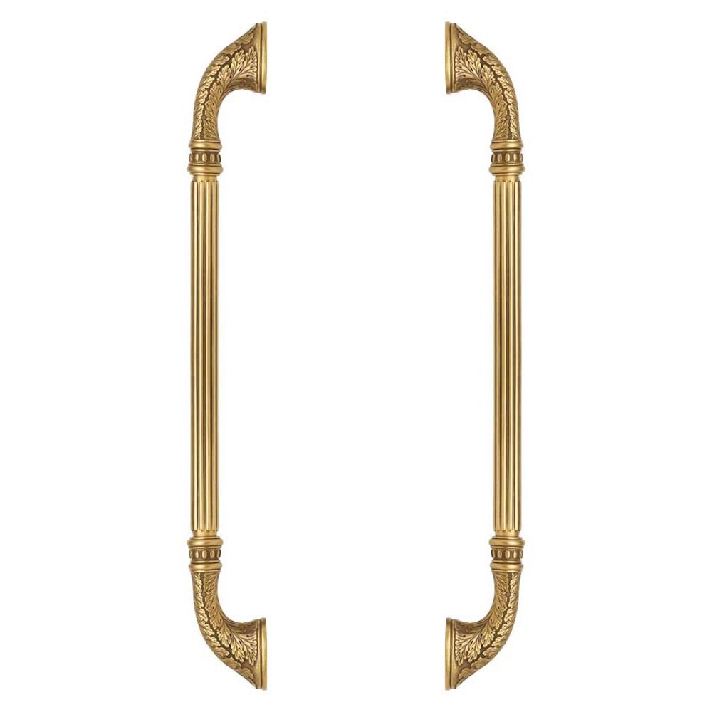 16" Centers Back To Back Pull in Antique Brass