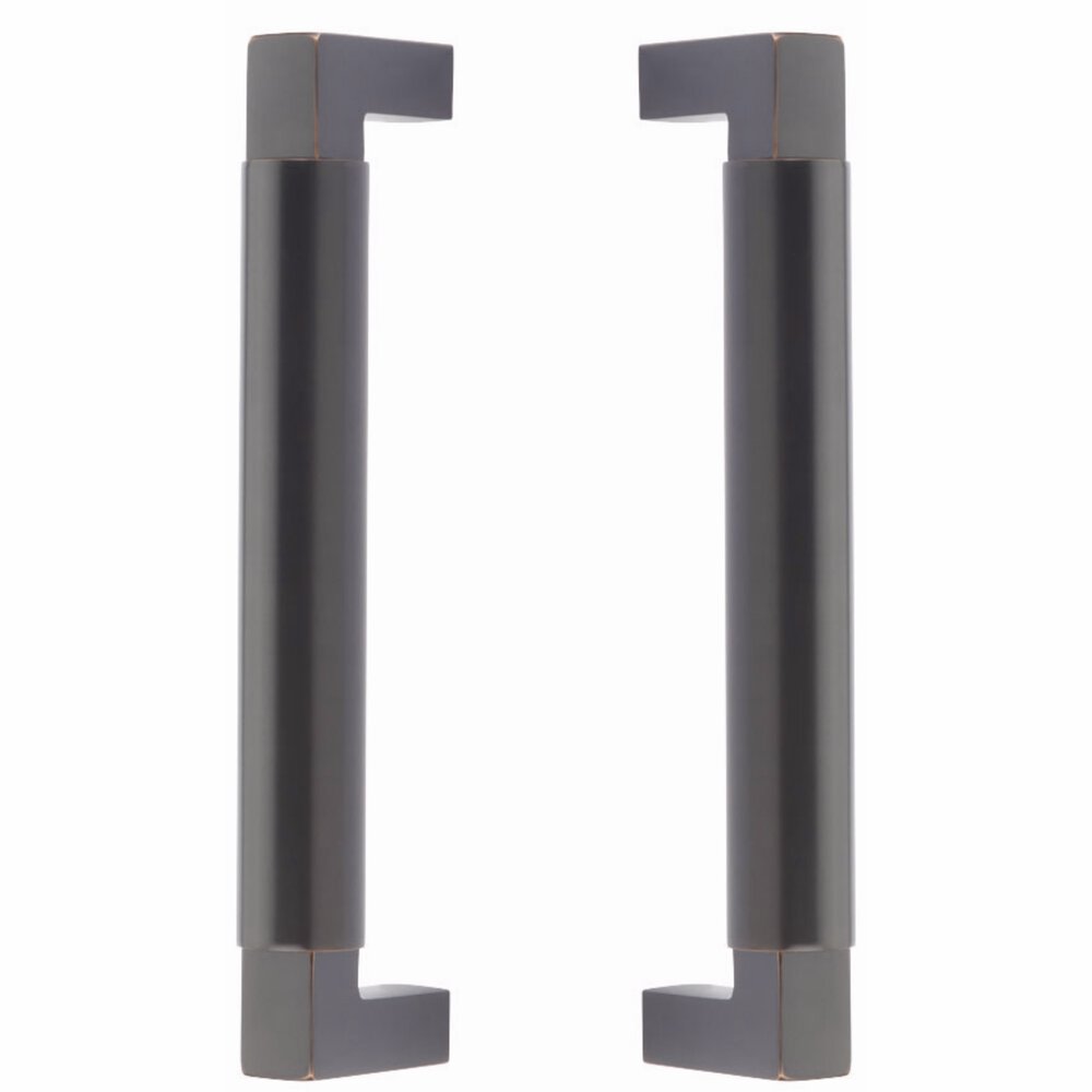8" Centers Smooth Hercules Back to Back Door Pull in Oil Rubbed Bronze