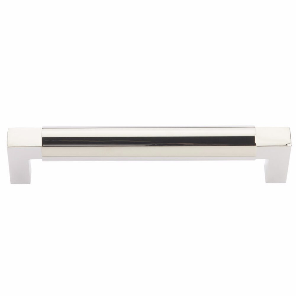8" Centers Smooth Hercules Concealed Surface Mount Door Pull in Lifetime Polished Nickel