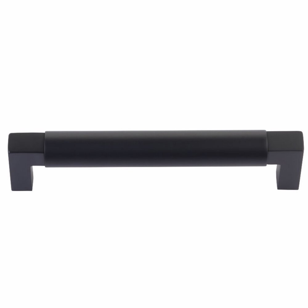 8" Centers Smooth Hercules Concealed Surface Mount Door Pull in Flat Black
