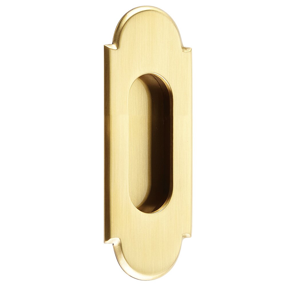 5" #8 Arch Flush Pull in French Antique Brass