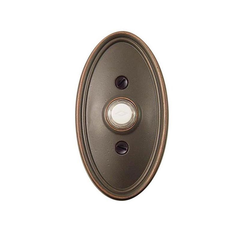 Illuminated Oval Door Bell in Oil Rubbed Bronze