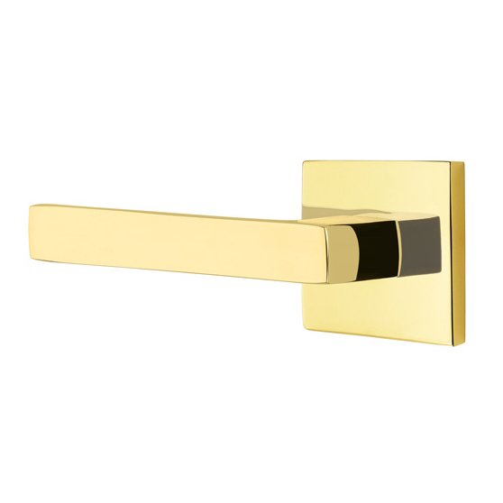 Single Dummy Dumont Left Handed Lever with Square Rose in Unlacquered Brass