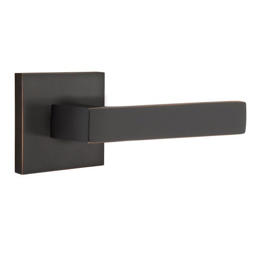 Double Dummy Dumont Right Handed Lever with Square Rose in Oil Rubbed Bronze