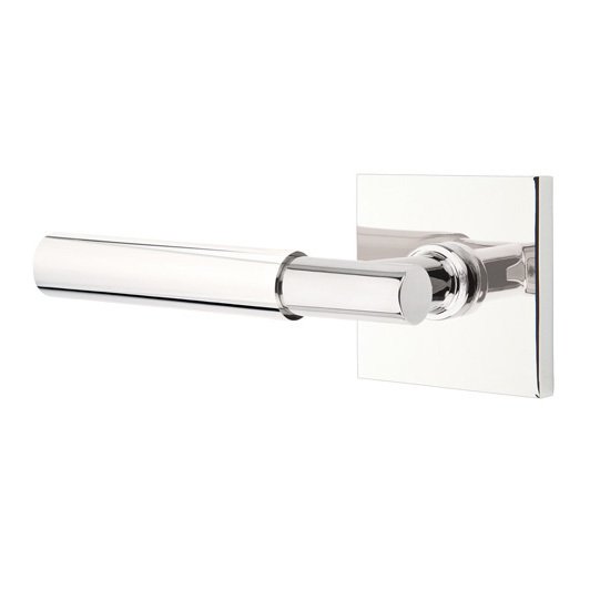 Double Dummy Myles Left Handed Lever with Square Rose in Polished Chrome