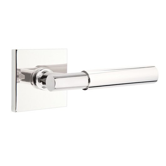 Double Dummy Myles Right Handed Lever with Square Rose in Polished Chrome