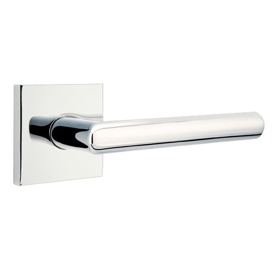 Double Dummy Stuttgart Door Right Handed Lever With Square Rose in Polished Chrome
