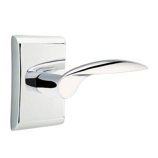 Double Dummy Mercury Door Right Handed Lever With Neos Rose in Polished Chrome