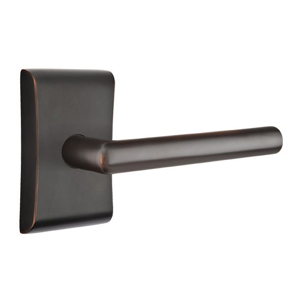 Double Dummy Stuttgart Door Right Handed Lever With Neos Rose in Oil Rubbed Bronze