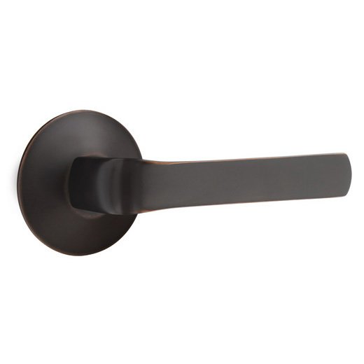 Single Dummy Spencer Right Handed Lever with Modern Rose in Oil Rubbed Bronze