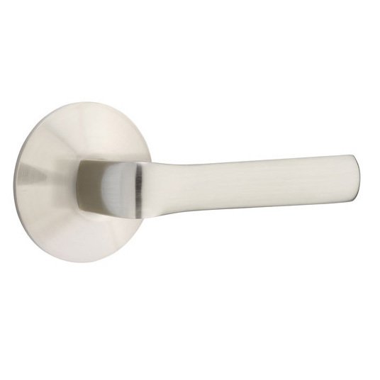 Single Dummy Spencer Right Handed Lever with Modern Rose in Satin Nickel