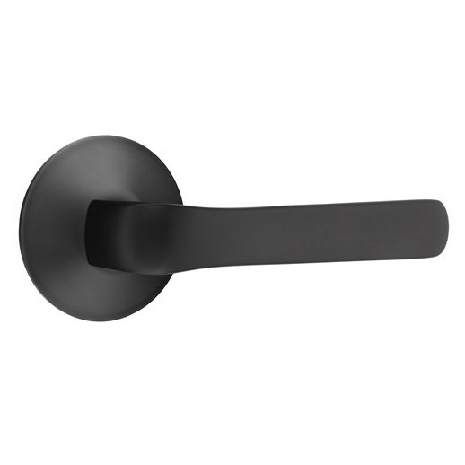 Single Dummy Spencer Right Handed Lever with Modern Rose in Flat Black
