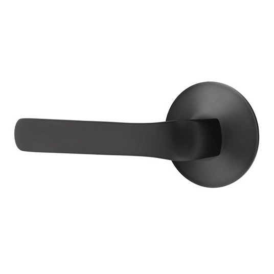 Double Dummy Spencer Left Handed Lever with Modern Rose in Flat Black