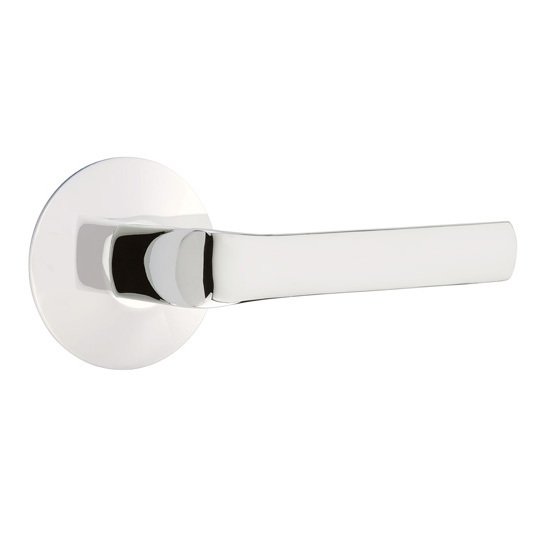 Double Dummy Spencer Right Handed Lever with Modern Rose in Polished Chrome