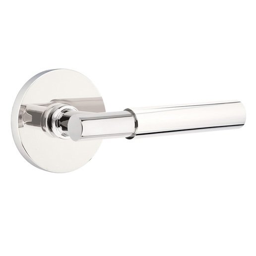 Single Dummy Myles Right Handed Lever with Disk Rose in Polished Chrome