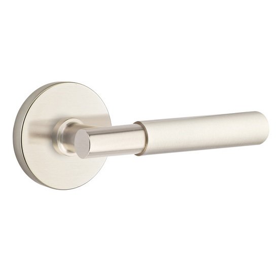 Double Dummy Myles Right Handed Lever with Disk Rose in Satin Nickel