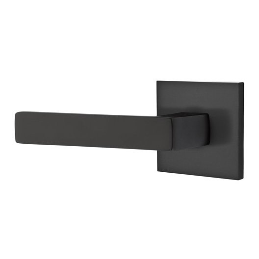 Passage Dumont Left Handed Lever with Square Rose in Flat Black