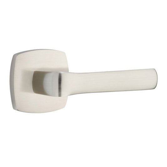 Single Dummy Spencer Right Handed Lever with Urban Modern Rose in Satin Nickel