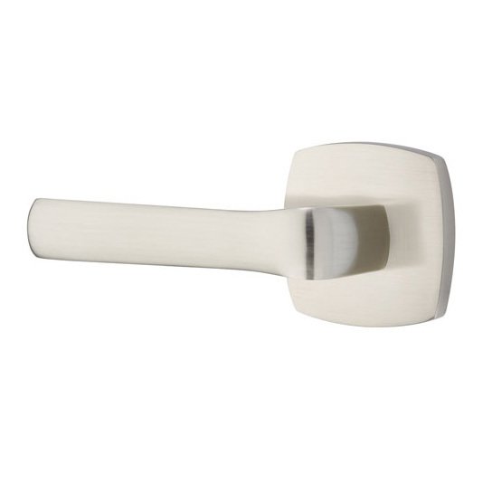 Double Dummy Spencer Left Handed Lever with Urban Modern Rose in Satin Nickel