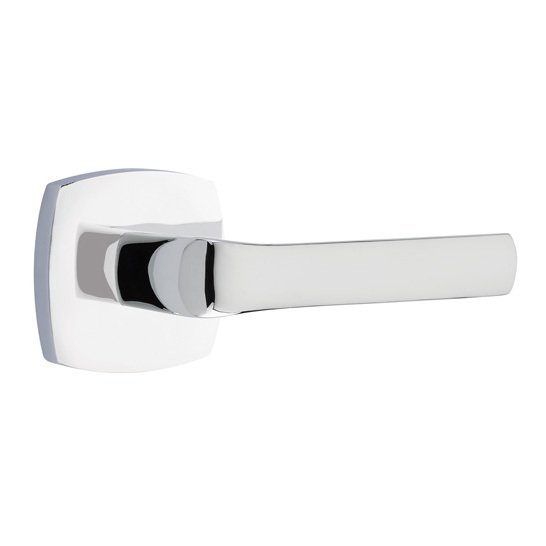 Double Dummy Spencer Right Handed Lever with Urban Modern Rose in Polished Chrome