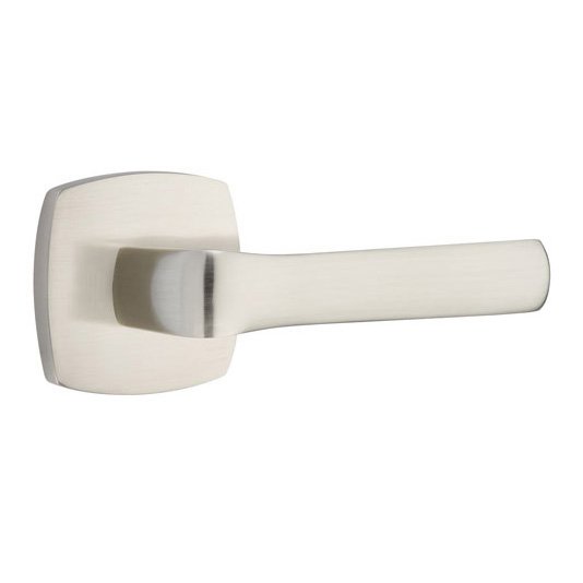 Passage Spencer Right Handed Lever with Urban Modern Rose and Concealed Screws in Satin Nickel