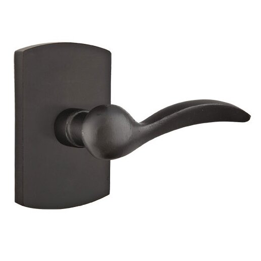 Single Dummy Right Handed Durango Lever With #4 Rose in Flat Black Bronze