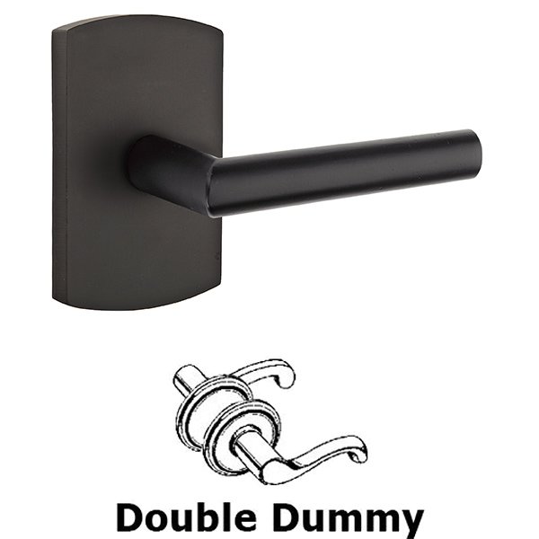 Double Dummy Mariposa Right Handed Lever with #4 Rose in Flat Black Bronze
