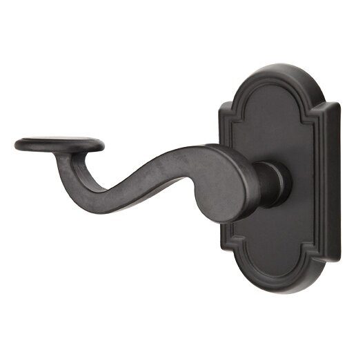 Single Dummy  Left Handed Padua Lever With #11 Rose in Flat Black Bronze