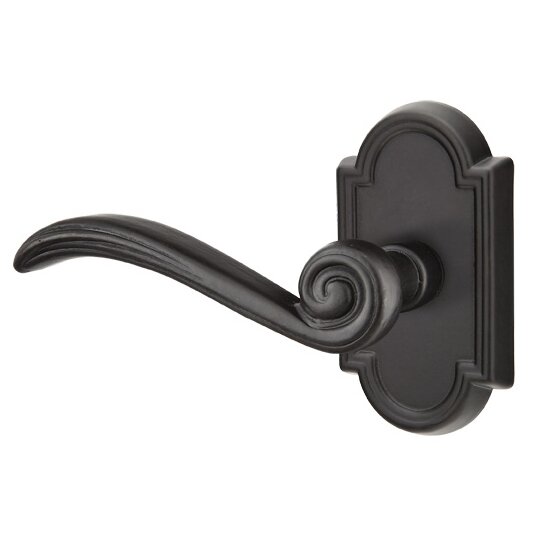 Double Dummy Left Handed Medici Lever With #11 Rose in Flat Black Bronze