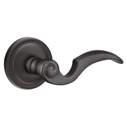 Single Dummy  Right Handed Napoli Lever With #12 Rose in Flat Black Bronze