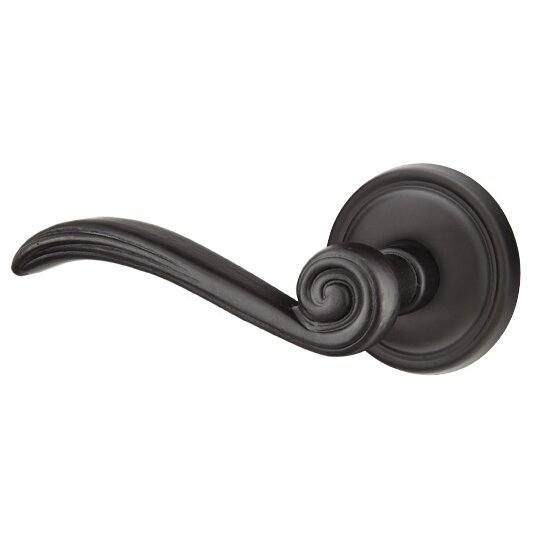 Double Dummy Left Handed Medici Lever With #12 Rose in Flat Black Bronze