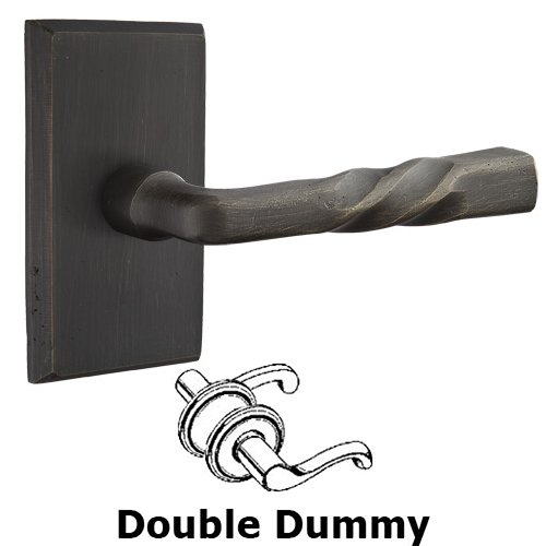 Double Dummy Right Handed Montrose Lever With #3 Rose in Medium Bronze