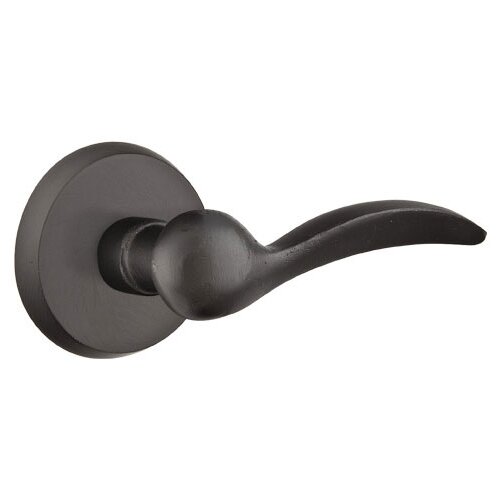 Single Dummy Right Handed Durango Lever With #2 Rose in Flat Black Bronze