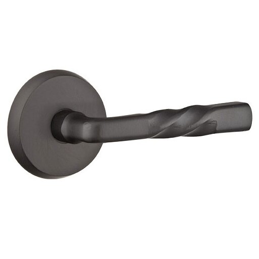 Single Dummy Right Handed Montrose Lever With #2 Rose in Flat Black Bronze