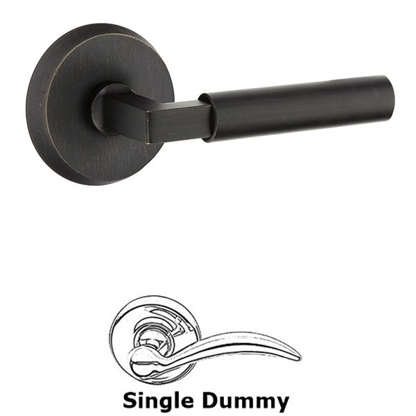 Single Dummy  Bryce Left Handed Lever with #2 Rose in Medium Bronze