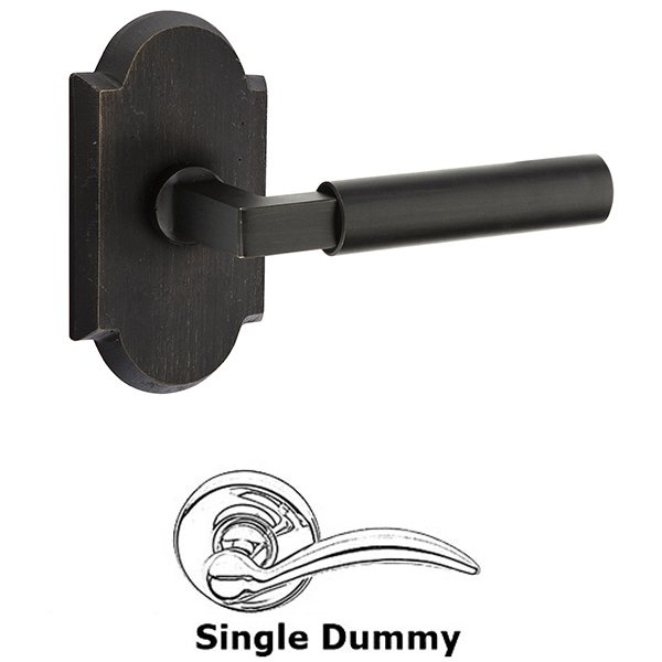 Single Dummy  Bryce Right Handed Lever with #1 Rose in Medium Bronze