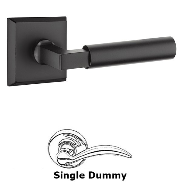 Single Dummy  Bryce Left Handed Lever with #6 Rose in Flat Black Bronze