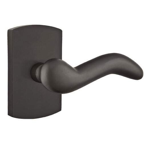 Passage Right Handed Cody Lever And #4 Rose with Concealed Screws in Flat Black Bronze