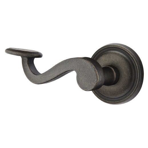 Passage Left Handed Padua Lever and #12 Rose with Concealed Screws in Medium Bronze
