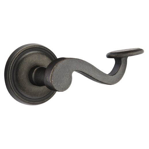 Passage Right Handed Padua Lever and #12 Rose with Concealed Screws in Medium Bronze