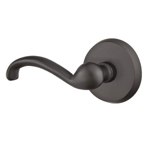 Passage Left Handed Teton Lever With #2 Rose in Flat Black Bronze