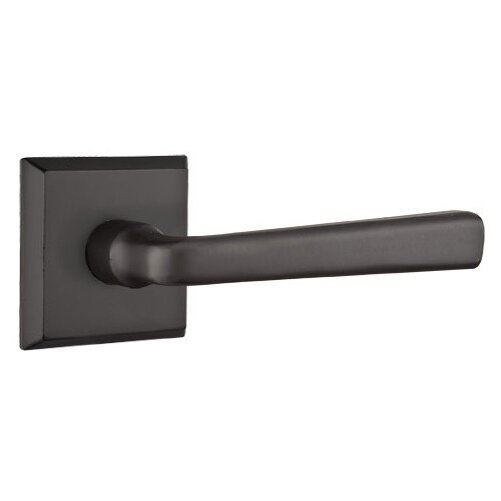 Passage Right Handed Cimarron Lever With #6 Rose in Flat Black Bronze