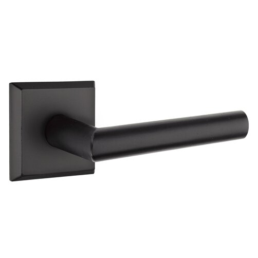 Passage Mariposa Right Handed Lever with #6 Rose and Concealed Screws in Flat Black Bronze