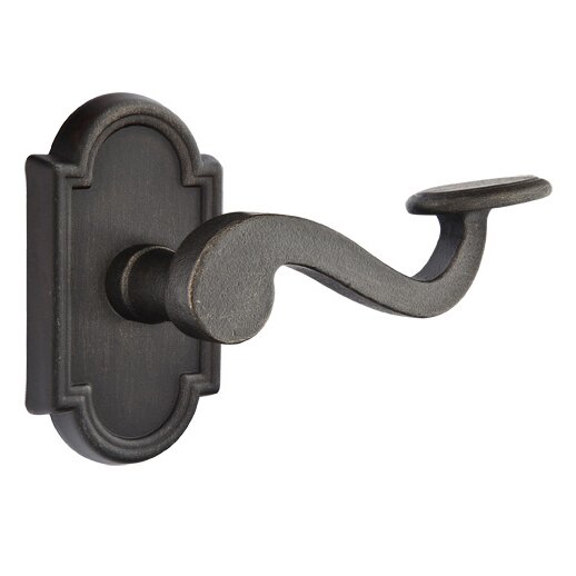 Privacy Right Handed Padua Lever and #11 Rose with Concealed Screws in Medium Bronze