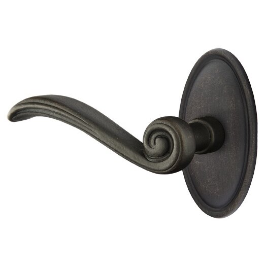 Privacy Left Handed Medici Lever With #14 Rose in Medium Bronze