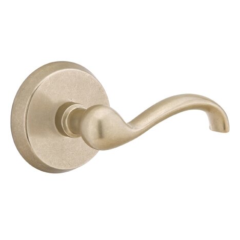 Privacy Right Handed Teton Lever And #2 Rose with Concealed Screws in Tumbled White Bronze
