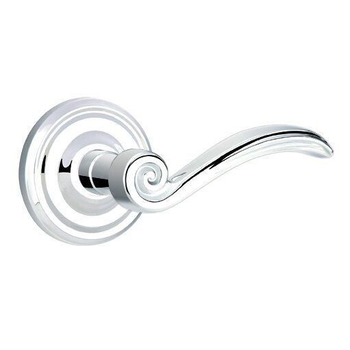 Single Dummy Right Handed Elan Lever With Regular Rose in Polished Chrome