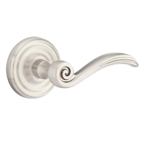 Double Dummy Elan Right Handed Lever With Regular Rose in Satin Nickel