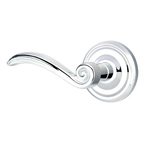 Double Dummy Elan Left Handed Lever With Regular Rose in Polished Chrome