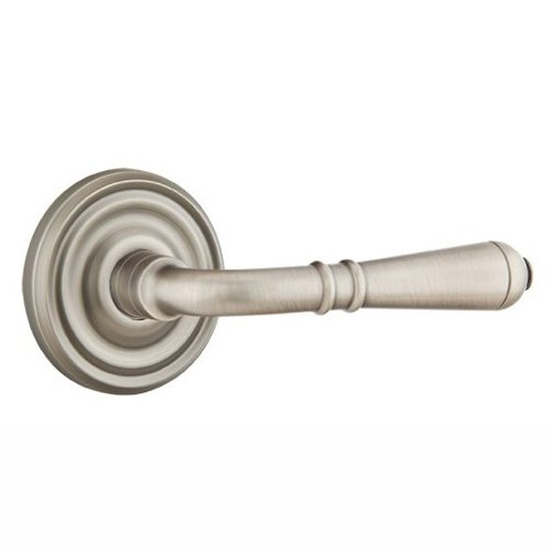 Double Dummy Right Handed Turino Door Lever With Regular Rose in Pewter